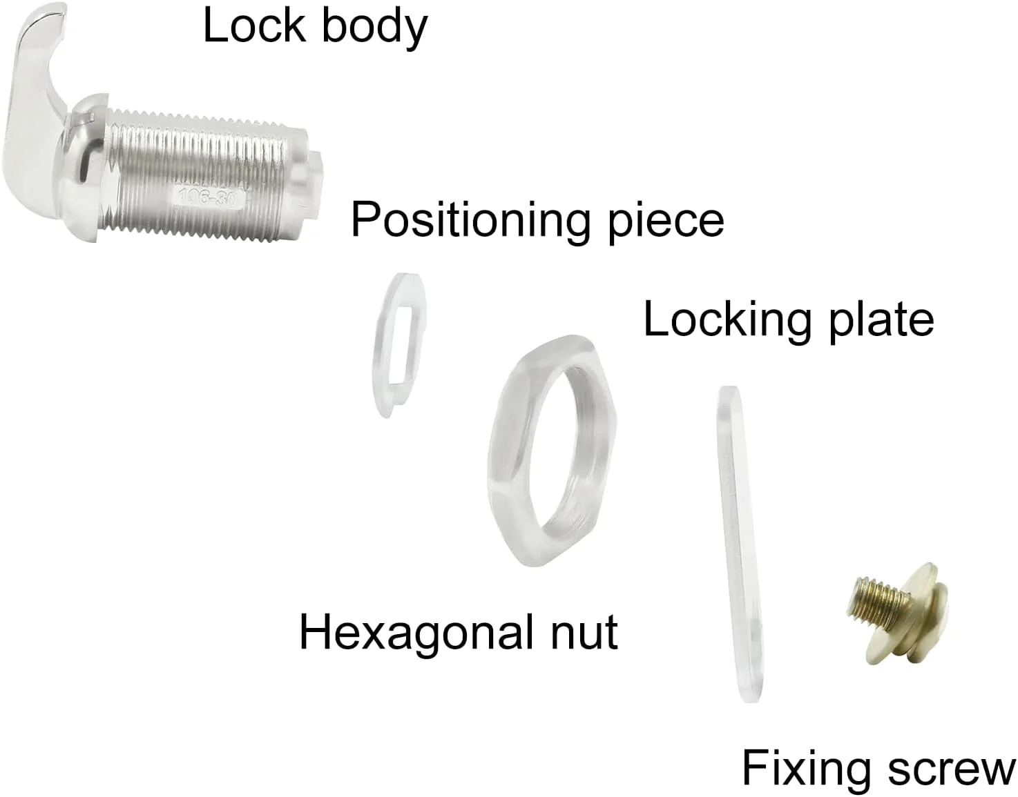 قفل کمری اهرمی بدون کلید Unlorspy، آلیاژ روی با روکش کروم، مناسب برای RV، کمپر، قایق و کشو، 5 عددی قفل کمری اهرمی بدون کلید Unlorspy، آلیاژ روی با روکش کروم، مناسب برای RV، کمپر، قایق و کشو، 5 عددی