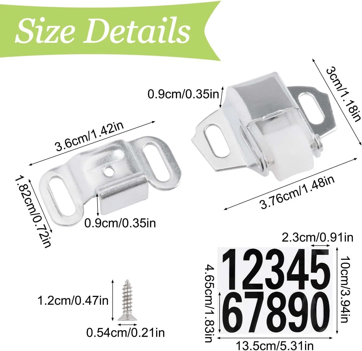 مجموعه 2 عددی قفل غلتکی جایگزین درب صندوق پستی UFURMATE با پیچ و برچسب اعداد، قفل درب فنری تک غلتکی برای کابینت، کمد، کشو، RV (نقره ای) مجموعه 2 عددی قفل غلتکی جایگزین درب صندوق پستی UFURMATE با پیچ و برچسب اعداد، قفل درب فنری تک غلتکی برای کابینت، کمد، کشو، RV (نقره ای)