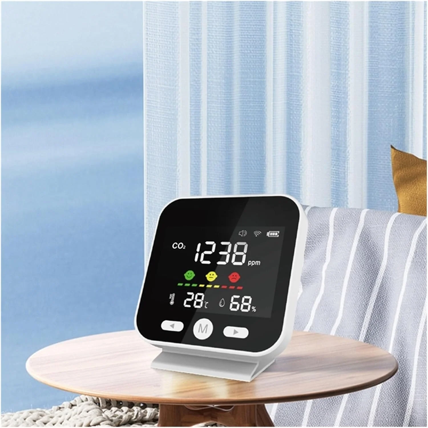 دستگاه نظارت بر کیفیت هوا، دستگاه اندازه گیری دی اکسید کربن، دستگاه اندازه گیری دما و رطوبت، دستگاه تست مادون قرمز NDIR، عمر باتری طولانی