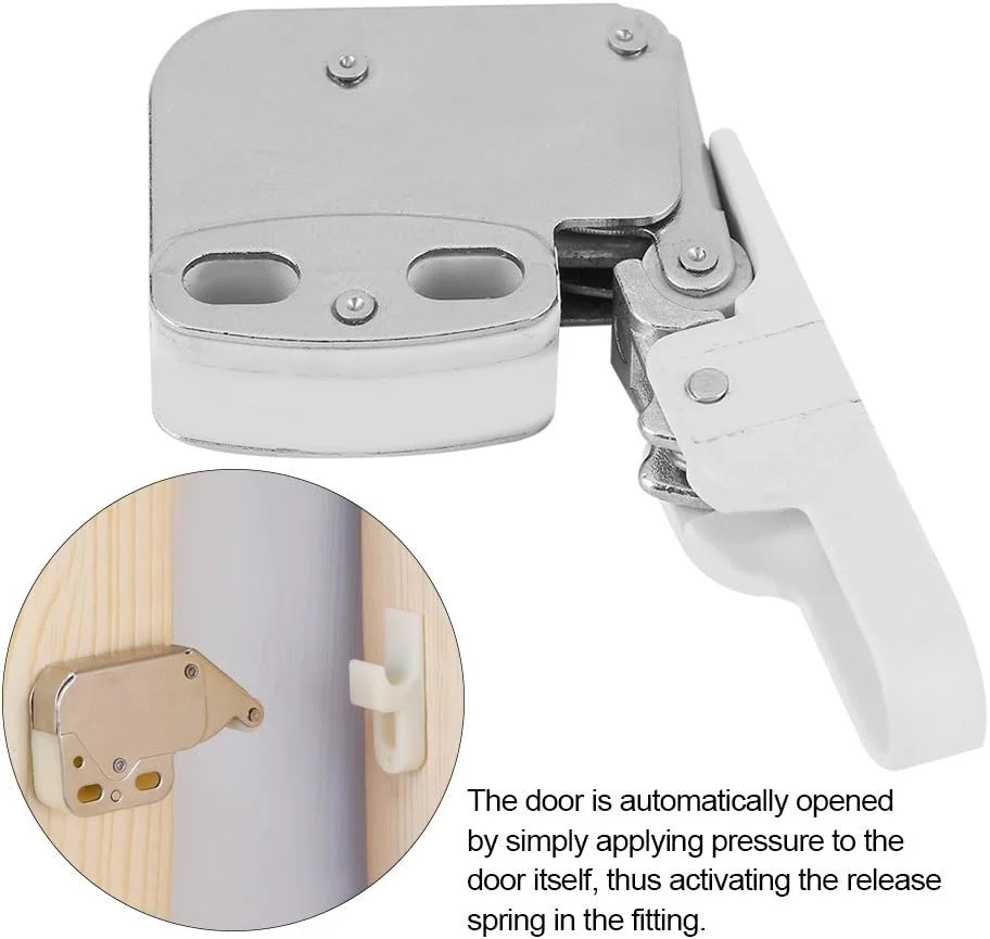 3 عدد قفل لمسی فشاری برای باز کردن درب کابینت و کمد 3 عدد قفل لمسی فشاری برای باز کردن درب کابینت و کمد