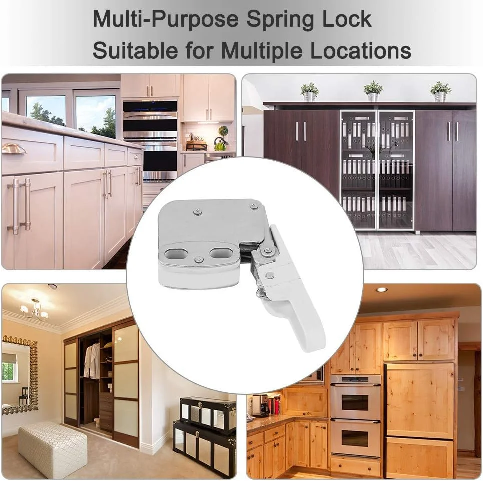 3 عدد قفل لمسی فشاری برای باز کردن درب کابینت و کمد 3 عدد قفل لمسی فشاری برای باز کردن درب کابینت و کمد