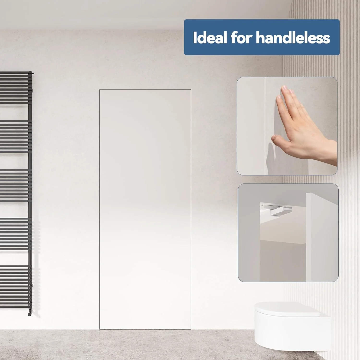 قفل فشاری مغناطیسی Tonitrui بدون نیاز به نصب با میخ، قفل لمسی مغناطیسی سنگین برای درب های بزرگ، قفل فشاری کشو آشپزخانه، قفل فشاری (سفید، بسته 4 عددی) قفل فشاری مغناطیسی Tonitrui بدون نیاز به نصب با میخ، قفل لمسی مغناطیسی سنگین برای درب های بزرگ، قفل فشاری کشو آشپزخانه، قفل فشاری (سفید، بسته 4 عددی)