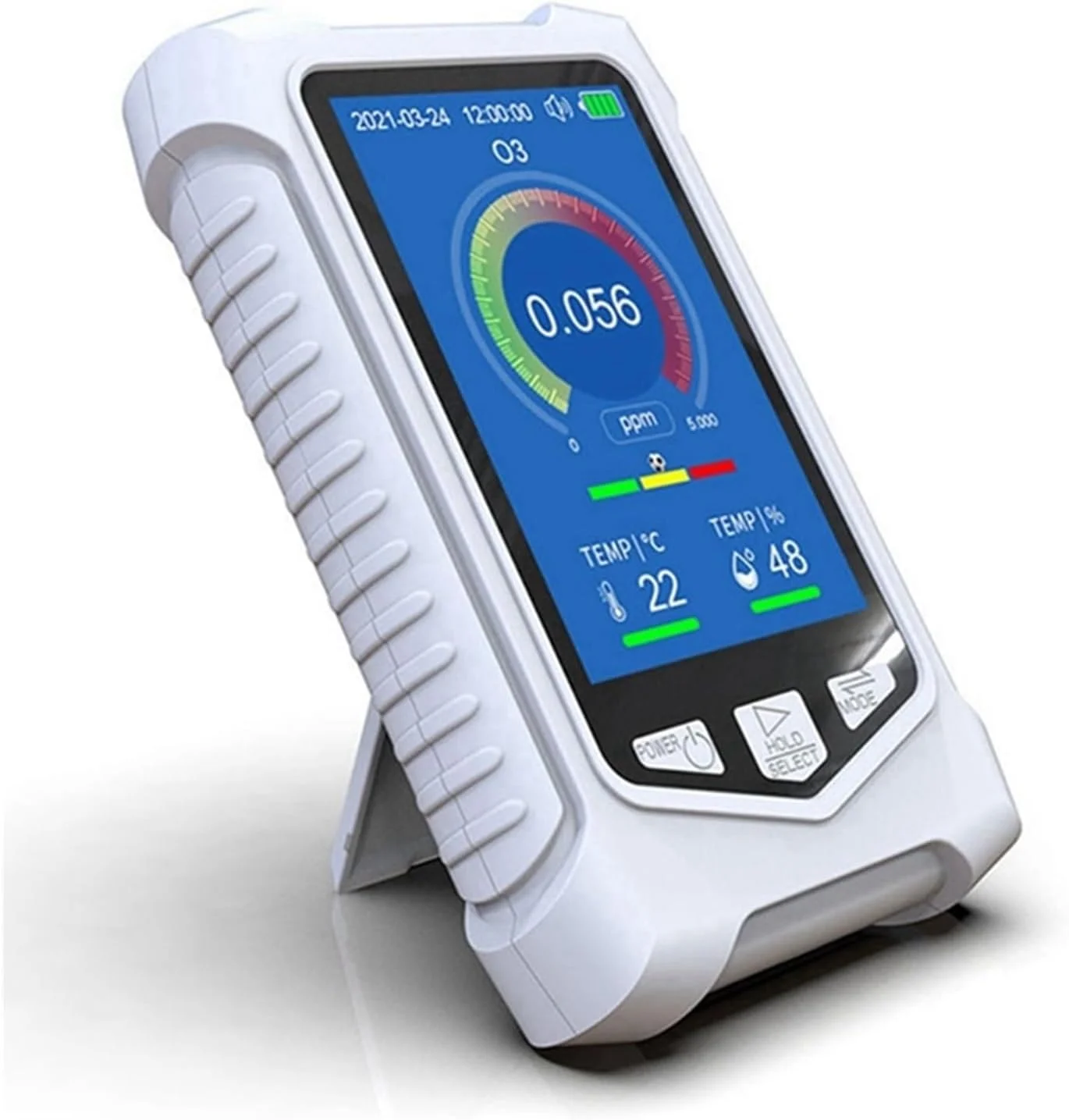 دستگاه نظارت بر کیفیت هوا، تحلیلگر اوزون قابل حمل، چند منظوره، دستگاه اندازه گیری هوشمند اوزون O3، حسگر گاز، کیفیت هوا، آلودگی، عمر باتری طولانی