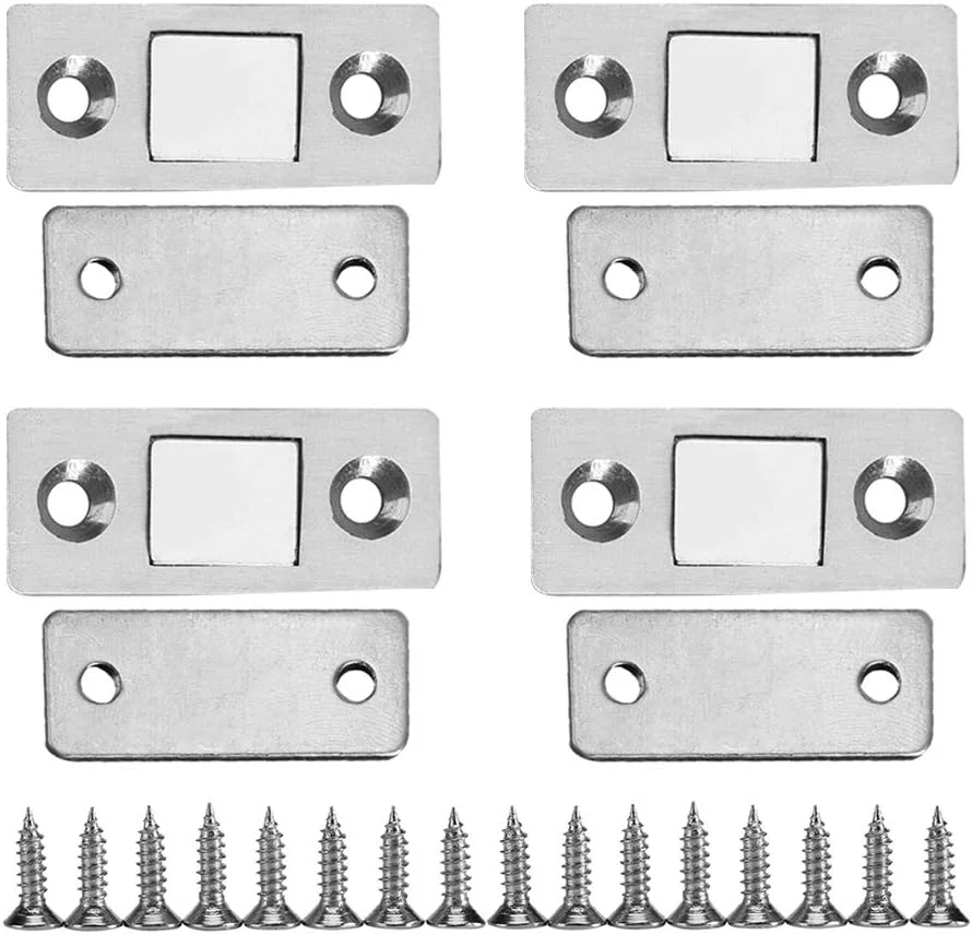 قفل مگنتی فوق العاده نازک و قوی درب با پیچ برای کابینت و کمد مبلمان منزل