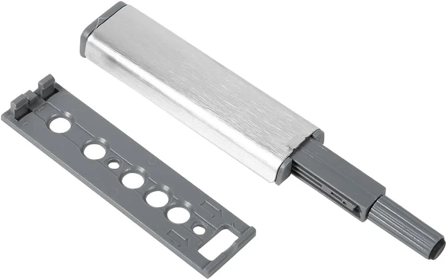 بدنه استیل ضد زنگ، نصب آسان، سیستم دمپر درب بازشو، ضربه گیر بافر، مقاوم در برابر خوردگی و ضد زنگ برای مبلمان کابینت، مبلمان کشو منزل (سر پلاستیکی)