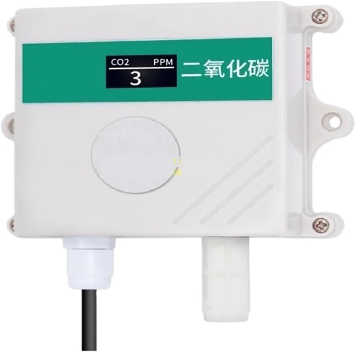 دستگاه نظارت بر کیفیت هوا، حسگر کیفیت هوا در گلخانه‌ها، دما، رطوبت، آلودگی صنعتی، تشخیص گاز، آشکارساز ذرات گرد و غبار، فرستنده، اندازه‌گیری خودکار (RS485 5000ppm) (RS