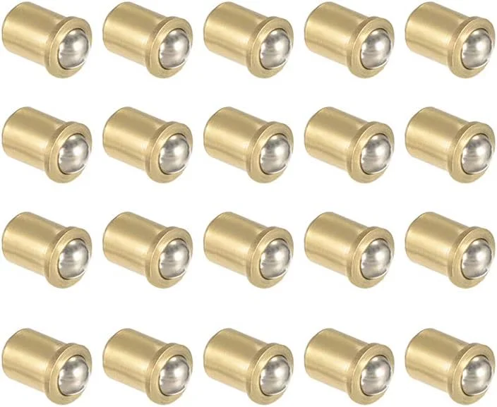 سورسینگ مپ، بست قفل توپی برنجی درب کابینت، کمد، کشو با قطر 5 میلی متر، 20 عدد