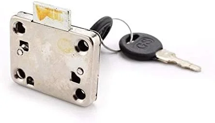 قفل کابینت میز مبلمان SOLDOUT، هسته قفل 16 میلی متری، ضخامت 22، به همراه دو کلید، قفل کشو آهنی سخت افزاری امنیتی