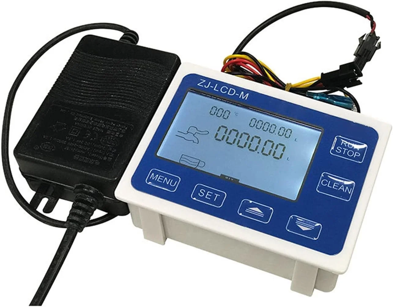 واحد کنترل کمی DN40 برای جریان صفحه نمایش دیجیتال 1-1/2 اینچ سنسور جریان آب سنسور سیم پیچ سلونوئیدی برای کنترل جریان مایع و نمایش آن