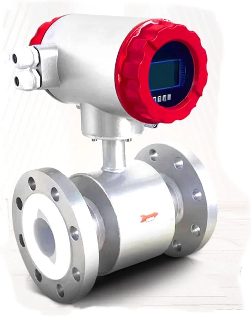 فلومتر آب، مقیاس جریان آب توربین، فاضلاب یکپارچه، فلومتر الکترومغناطیسی 4-20 MA RS485 Modbus (DN40)