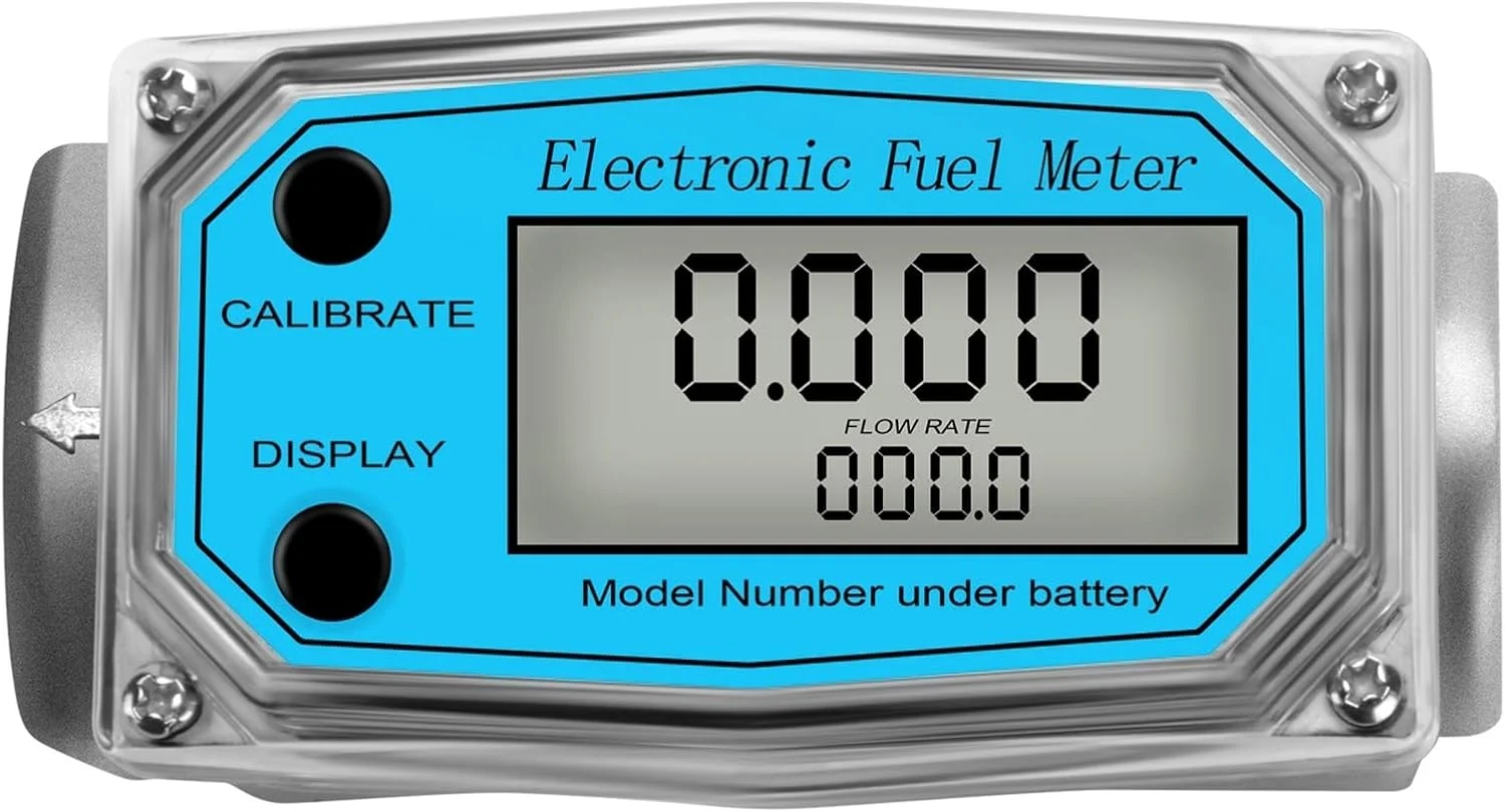 فلومتر آب، فلومتر دیجیتال بادوام آلیاژ آلومینیوم، فلومتر الکترونیکی سوخت LCD، کنتور NPT، آب بنزین و متانول (فلومتر آبی) فلومتر آب، فلومتر دیجیتال بادوام آلیاژ آلومینیوم، فلومتر الکترونیکی سوخت LCD، کنتور NPT، آب بنزین و متانول (فلومتر آبی)