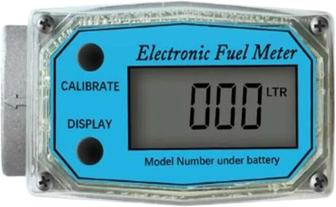 فلومتر آب K24، دبی سنج الکترونیکی، ابزار دقیق قابل حمل با دقت بالا، صفحه نمایش دیجیتال سوخت، اندازه گیری آلیاژ آلومینیوم، صفحه نمایش LCD با کاربری آسان