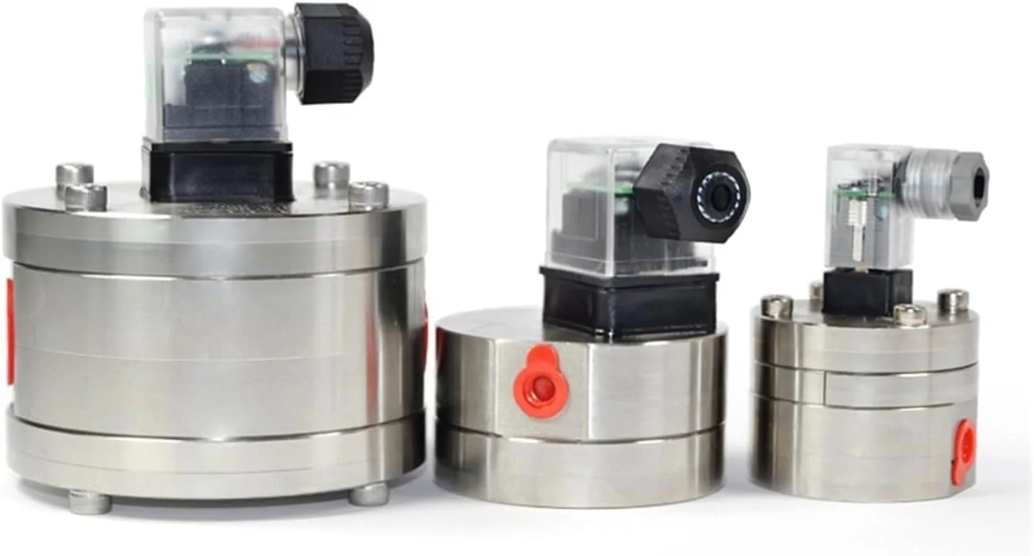 فلومتر آب، دبی سنج چرخ دنده بیضی کوچک با دقت بالا 0.5%، 30-6000 لیتر در ساعت، استیل ضد زنگ، مناسب برای اندازه گیری جریان چسب مایع و سوخت آبی (CX-M9-SS)