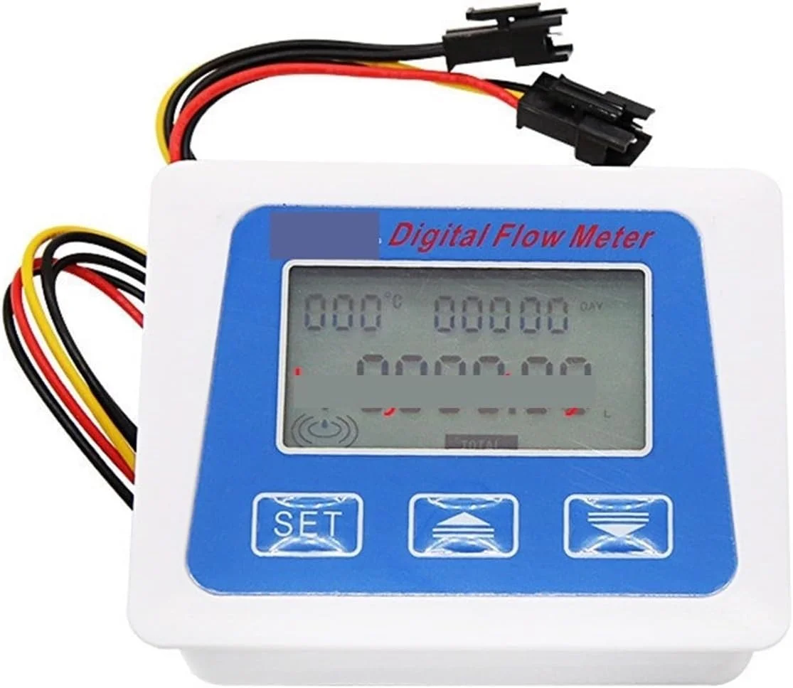 فلومتر آب، سنسور جریان آب دیجیتال، دبی سنج، ثبت دما و زمان با سنسور جریان G1/2