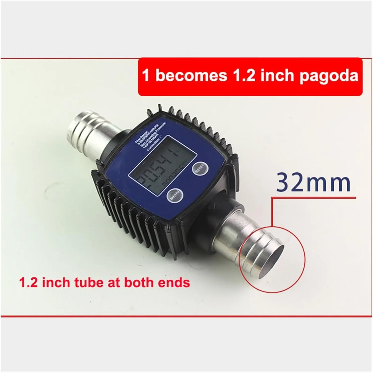 دبی سنج آب، K24 مقیاس التدفق مقیاس روغن متانول، دبی سنج سوخت الکترونیکی، دبی سنج دیجیتال سوخت مقیاس الجریان الخیطي الأنثوي (1.2 اینچ)