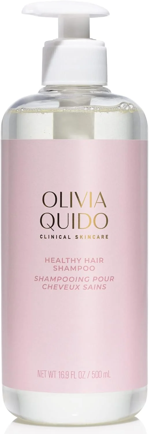 شامپو موی سالم مراقبت از پوست بالینی OLIVIA QUIDO | درمان مو و مراقبت از پوست سر برای موهای چرب | شامپو برای موهای آسیب دیده | شامپو آبرسان و مغذی بدون سولفات برای آقایان و خانم ها