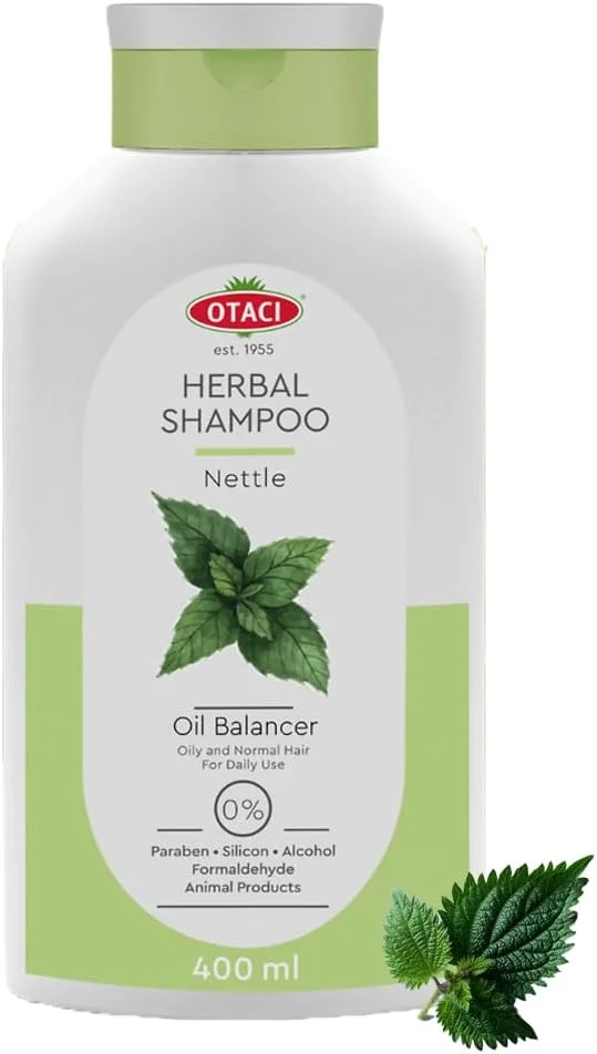 شامپو گیاهی متعادل کننده چربی مو اوتاچی حاوی عصاره گزنه