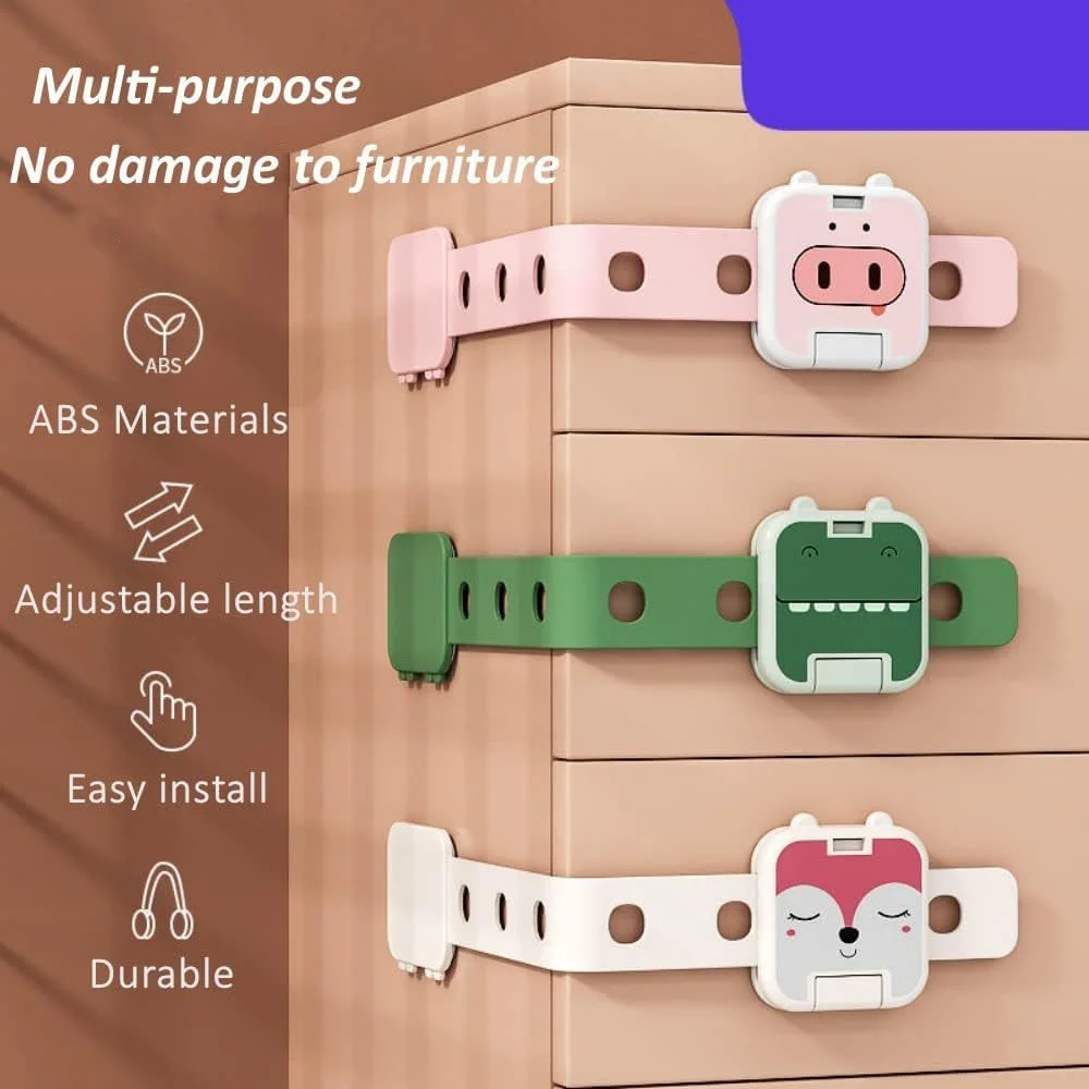 قفل ایمنی کودک قابل تنظیم NALACAL، قفل های رنگارنگ ایمنی کودک برای کابینت، قفل کابینت کودک برای کابینت ها، کشوها، لوازم خانگی، کمد، دراور، مایکروویو، یخچال بدون نیاز به ابزار (15 عدد) قفل ایمنی کودک قابل تنظیم NALACAL، قفل های رنگارنگ ایمنی کودک برای کابینت، قفل کابینت کودک برای کابینت ها، کشوها، لوازم خانگی، کمد، دراور، مایکروویو، یخچال بدون نیاز به ابزار (15 عدد)