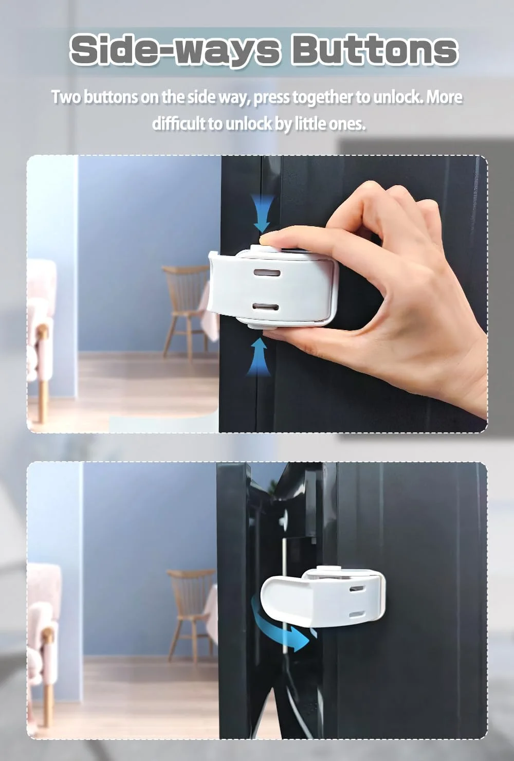 قفل کشو محافظ کودک نالاکال، بسته 4 عددی، قفل ایمنی کودک برای کشوهای کنار تخت، مبلمان کنار اتاق، لبه های گوشه قفل کشو محافظ کودک نالاکال، بسته 4 عددی، قفل ایمنی کودک برای کشوهای کنار تخت، مبلمان کنار اتاق، لبه های گوشه