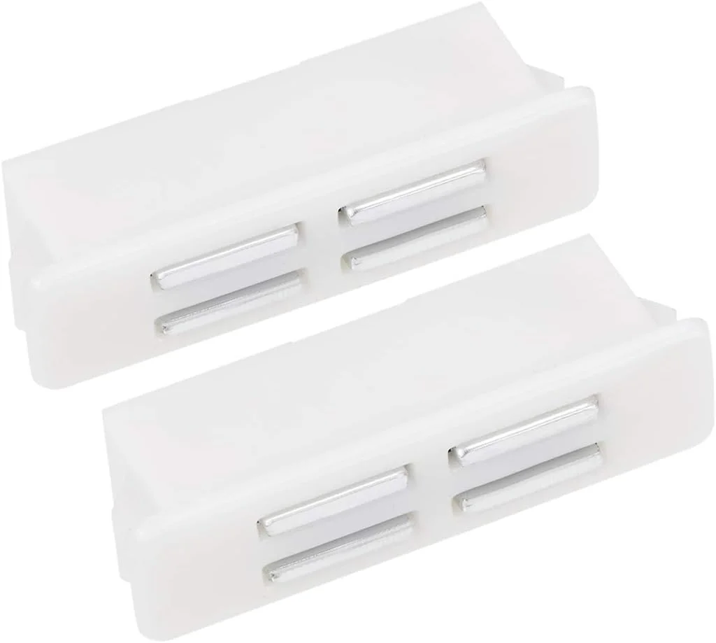 قفل مگنتی درب کابینت، یراق آلات مبلمان، پلاستیکی سفید 2 عددی