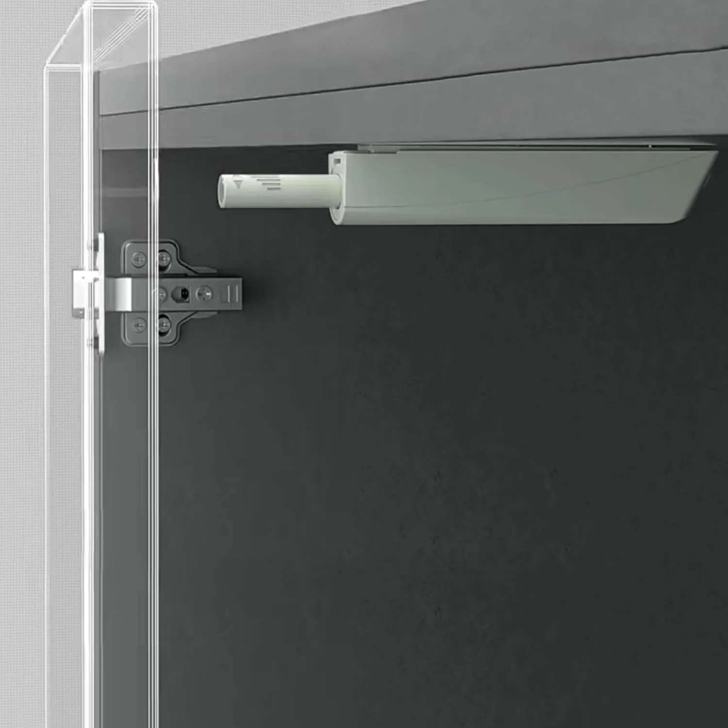 LOOTICH قفل فشاری مغناطیسی نامرئی درب، قفل فنری فشاری اتوماتیک برای درب مبلمان، درب کابینت آشپزخانه، درب های لولایی، 6 عدد