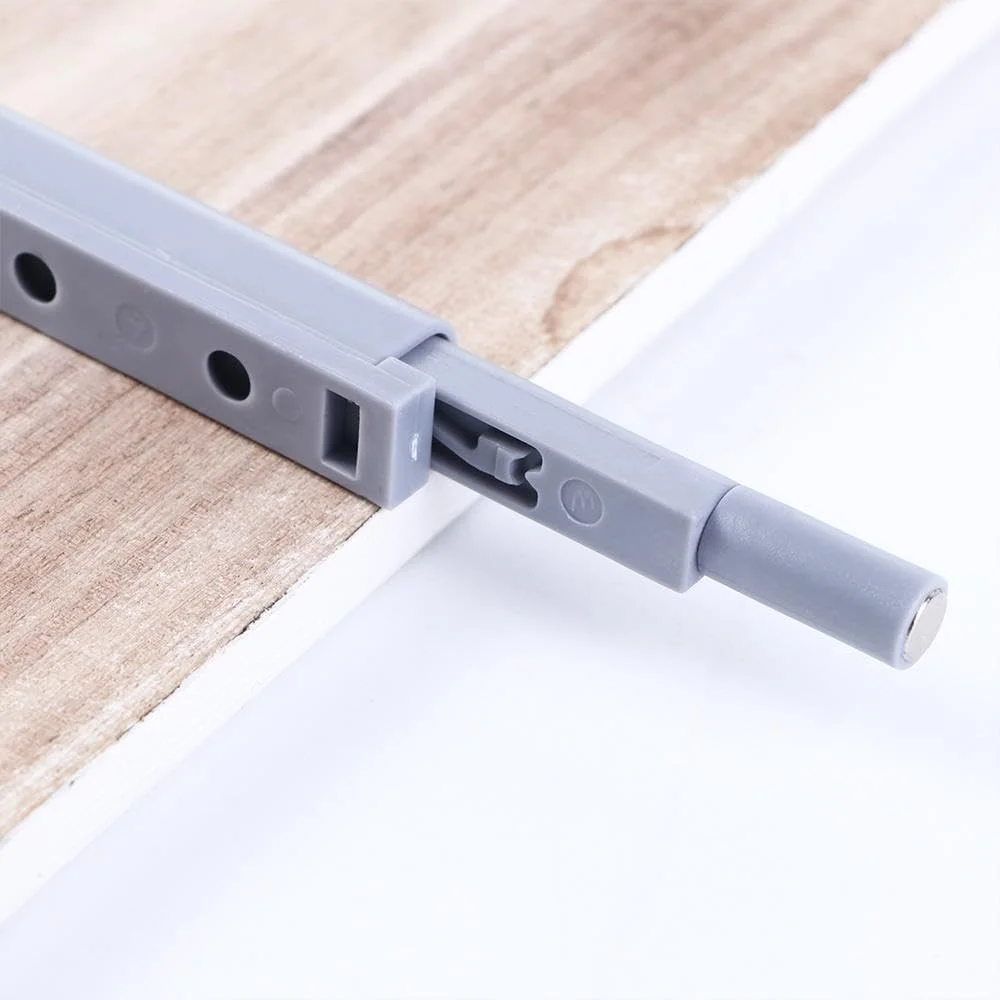 بسته 5 عددی قفل فشاری کابینت Leadigol، قفل مغناطیسی فشاری با بافر میرایی، سخت افزار مبلمان سیستم فشاری برای درب کمد و کابینت