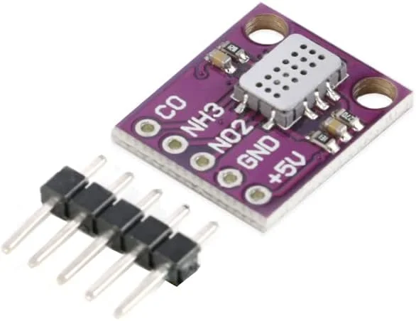 ماژول سنسور گاز JESSINIE MICS-6814، ماژول تشخیص کیفیت هوا، مونوکسید کربن CO، دی اکسید نیتروژن NO2، آمونیاک NH3، آشکارساز گاز برای آردوینو