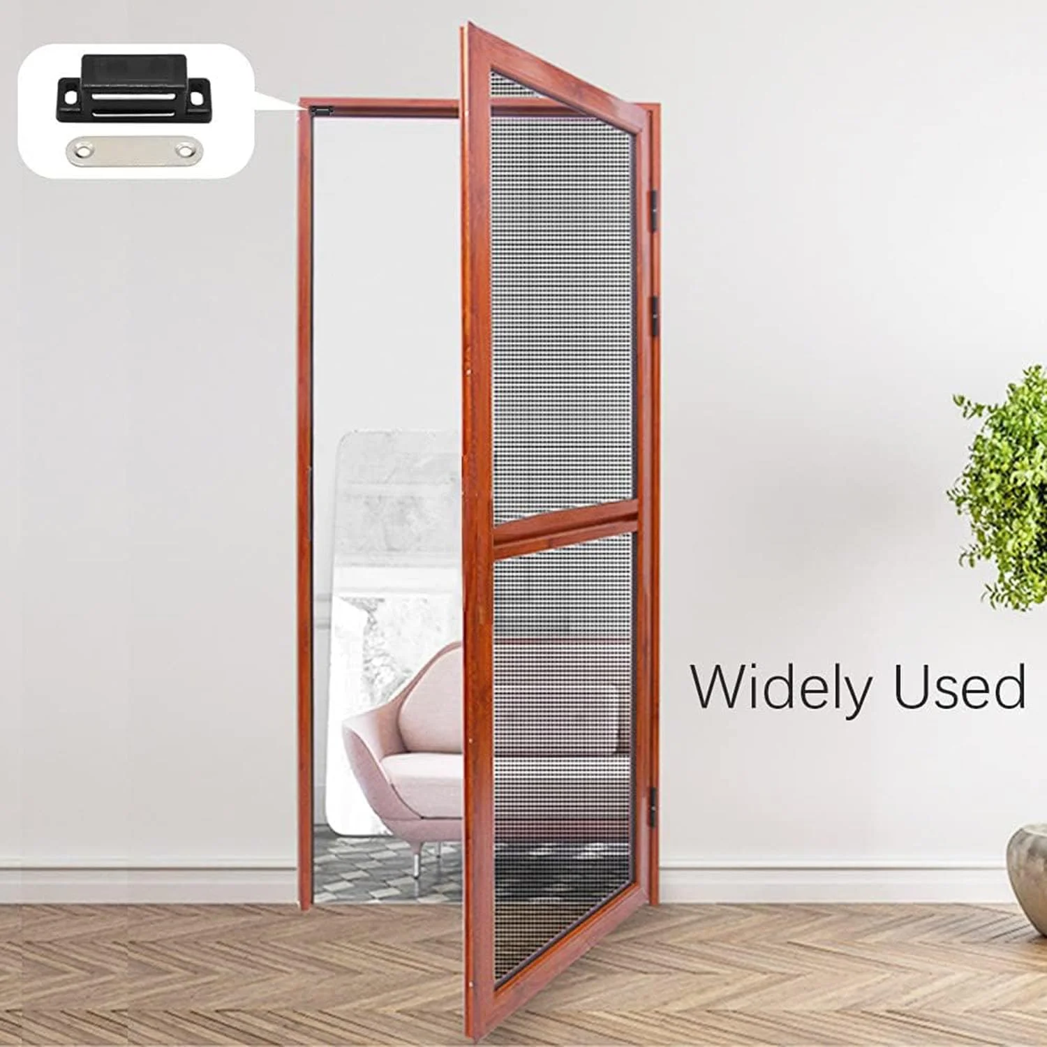 بسته 12 عددی قفل مگنتی درب کابینت Joyzzz، قفل مگنتی مشکی رنگ کابینت، قفل پلاستیکی مگنتی قوی برای آشپزخانه، حمام، کمد، درب کابینت و کشو به همراه پیچ