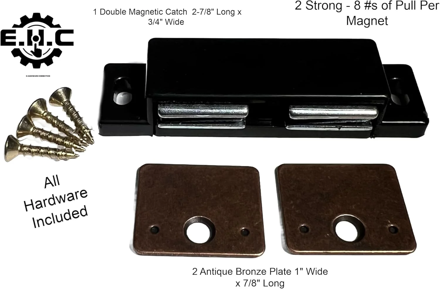 کابینت/مبلمان دو درب E.H.C. / 2 درب / مگنت دار - 8 پوند کشش در هر مگنت / 1 مگنت دوبل و 2 صفحه / شامل تمام قطعات کابینت/مبلمان دو درب E.H.C. / 2 درب / مگنت دار - 8 پوند کشش در هر مگنت / 1 مگنت دوبل و 2 صفحه / شامل تمام قطعات