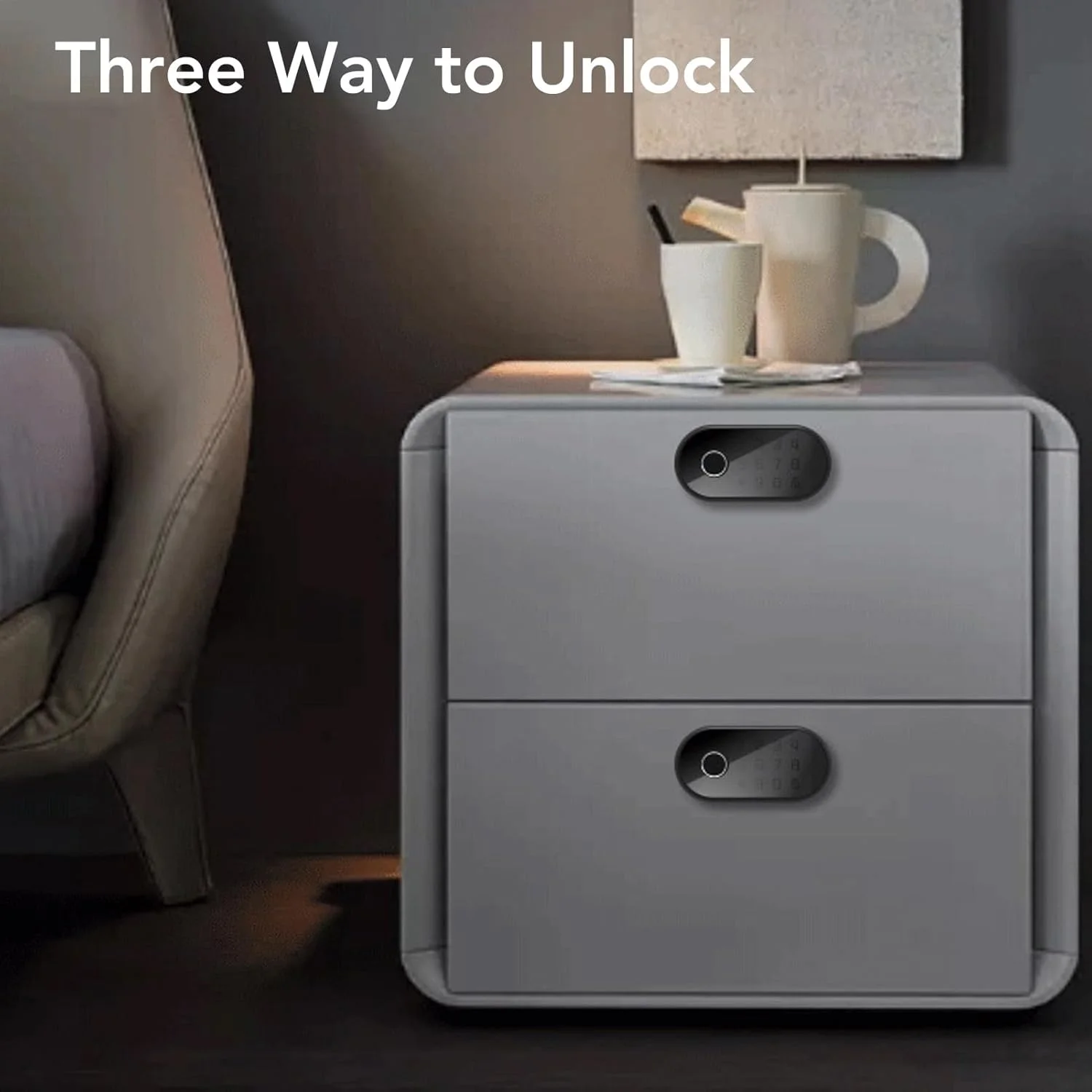 قفل کابینت بدون کلید gernie، قفل الکترونیکی کابینت با اثر انگشت، رمز عبور و کارت، قفل ترکیبی بدون کلید، قفل کشوی رمز عبور اثر انگشتی برای کشوی فایل کمد لباس