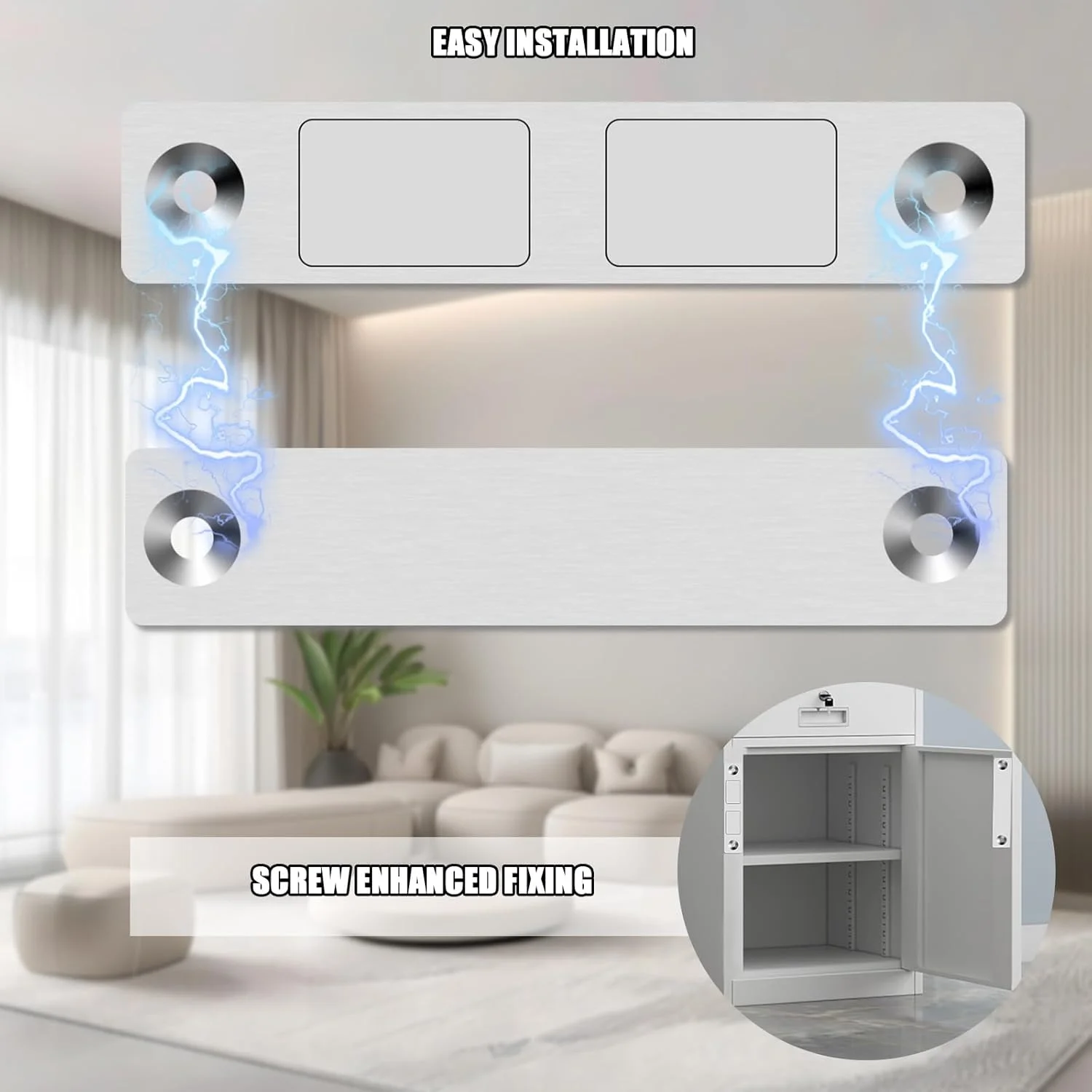 مگنت درب کابینت Felenny، 15 عدد مگنت فوق العاده نازک درب کشو کابینت، گیره مغناطیسی فوق العاده نازک برای بستن درب کمد مبلمان مگنت درب کابینت Felenny، 15 عدد مگنت فوق العاده نازک درب کشو کابینت، گیره مغناطیسی فوق العاده نازک برای بستن درب کمد مبلمان