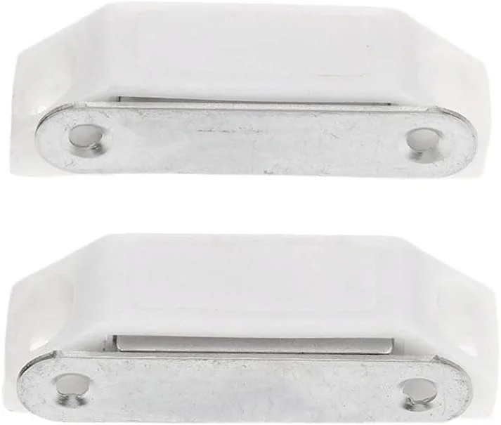 میخ، پیچ و بست 2 عدد مگنت درب کابینت مبلمان 59 * 16 میلی متر، قفل مغناطیسی درب کابینت آشپزخانه و کمد لباس، یراق آلات مبلمان همراه با پیچ (رنگ: سفید) میخ، پیچ و بست 2 عدد مگنت درب کابینت مبلمان 59 * 16 میلی متر، قفل مغناطیسی درب کابینت آشپزخانه و کمد لباس، یراق آلات مبلمان همراه با پیچ (رنگ: سفید)