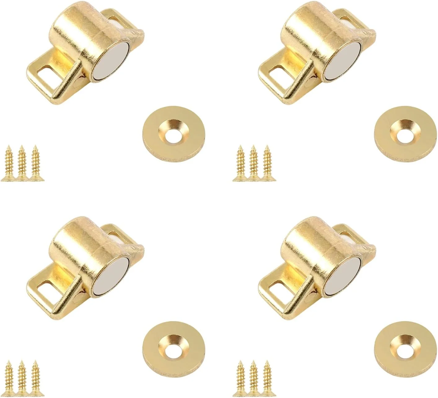 4 عدد قفل درب کابینت ضد زنگ با استاپر قوی درب، سخت افزار مبلمان منزل، استاپر بادوام کابینت