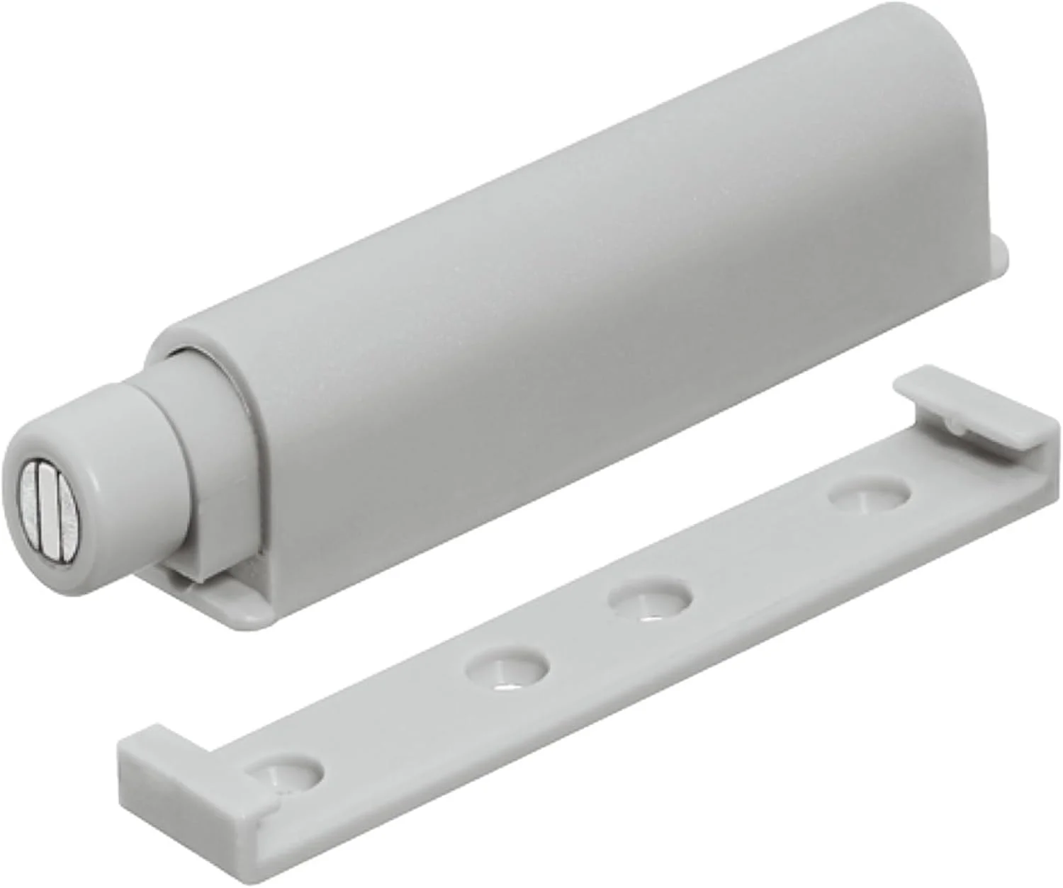 cyclingcolors 1 عدد قفل مگنتی فشاری درب، قفل کابینت فنری، قفل فشاری کشو، ساخت مبلمان، درب بازکن بهبود یافته، خاکستری