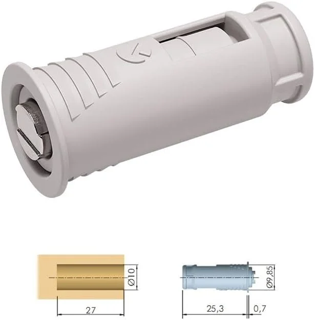 مگنت درب گرد خاکستری قوی سایکلینگ کالرز، مگنت مبلمان، بست مغناطیسی، درب کابینت مبلمان، قفل درب کابینت