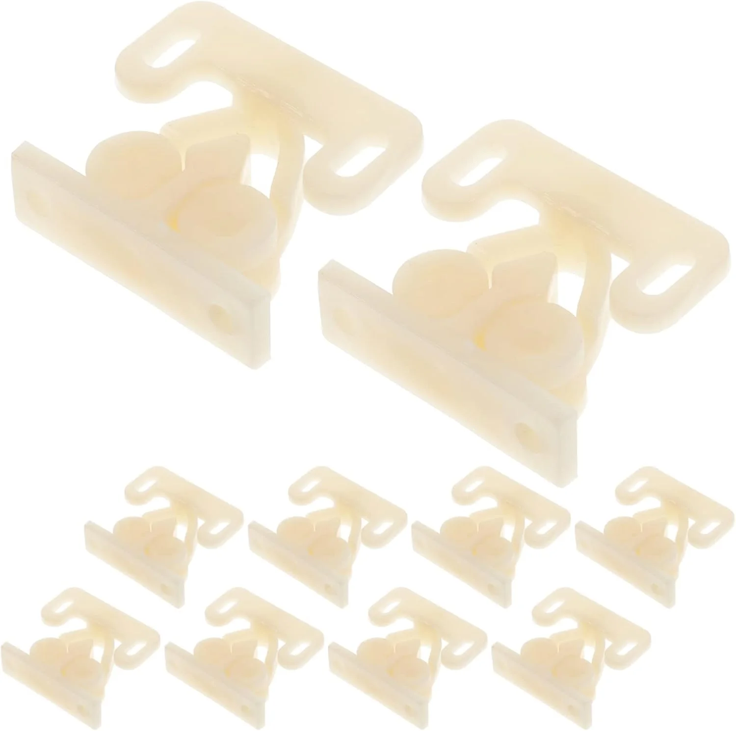 گیره دو غلتکی 10 عددی برای درب کابینت، کمد، مبلمان، قفل کششی، ابزار آشپزخانه منزل