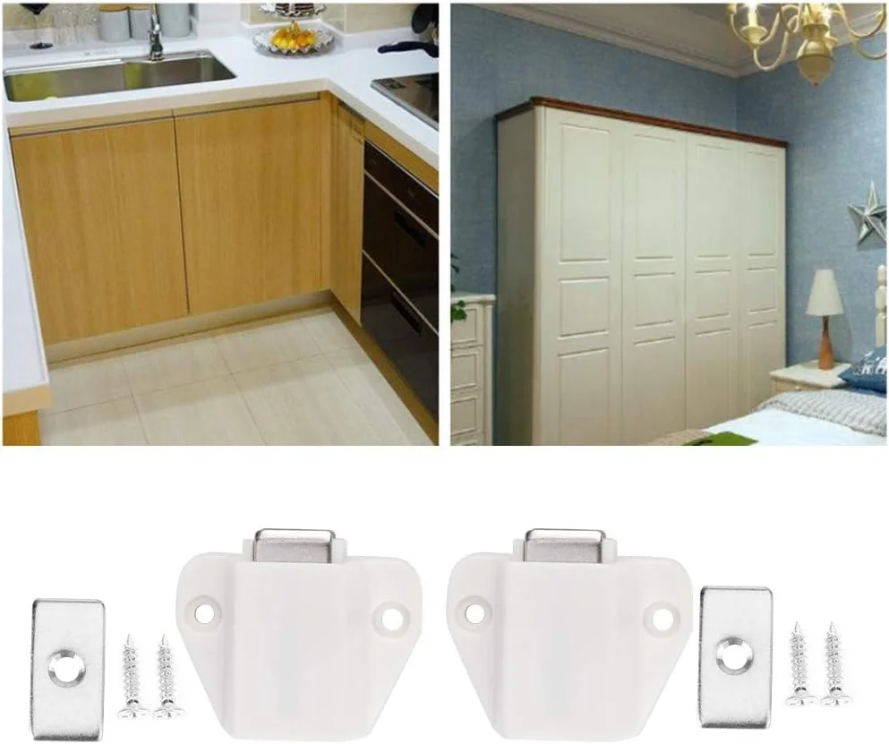 گیره درب، 8 عدد گیره مغناطیسی قوی تک درب برای کابینت مبلمان منزل، کمد، راهرو، فضای باز گیره درب، 8 عدد گیره مغناطیسی قوی تک درب برای کابینت مبلمان منزل، کمد، راهرو، فضای باز