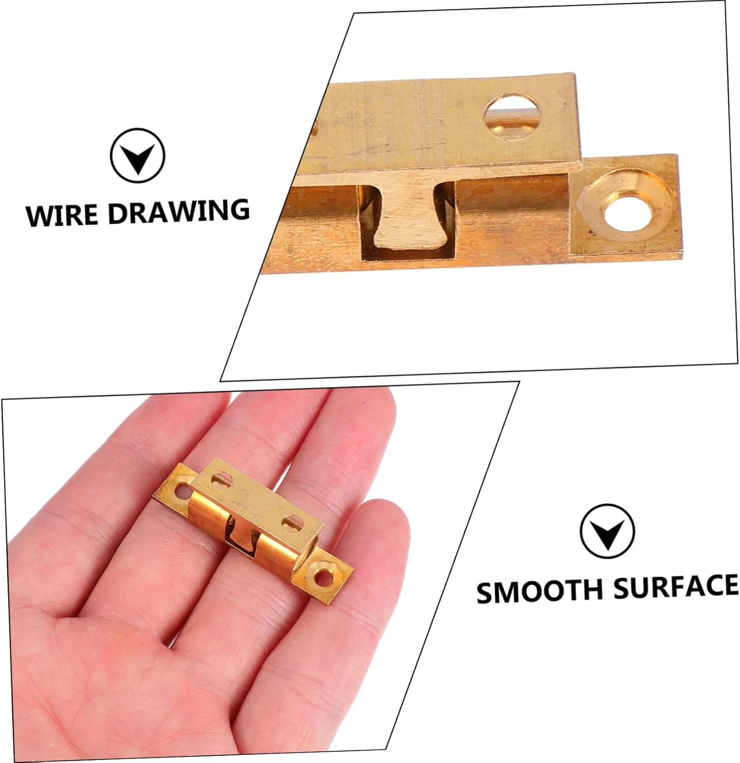 30 عدد قفل فنری درب کابینت، لوازم جانبی جواهرات، قطعات گیره درب، گیره مبلمان، گیره دو طرفه کابینت، گیره دو غلتکی، سخت افزارهای گیره درب فنری