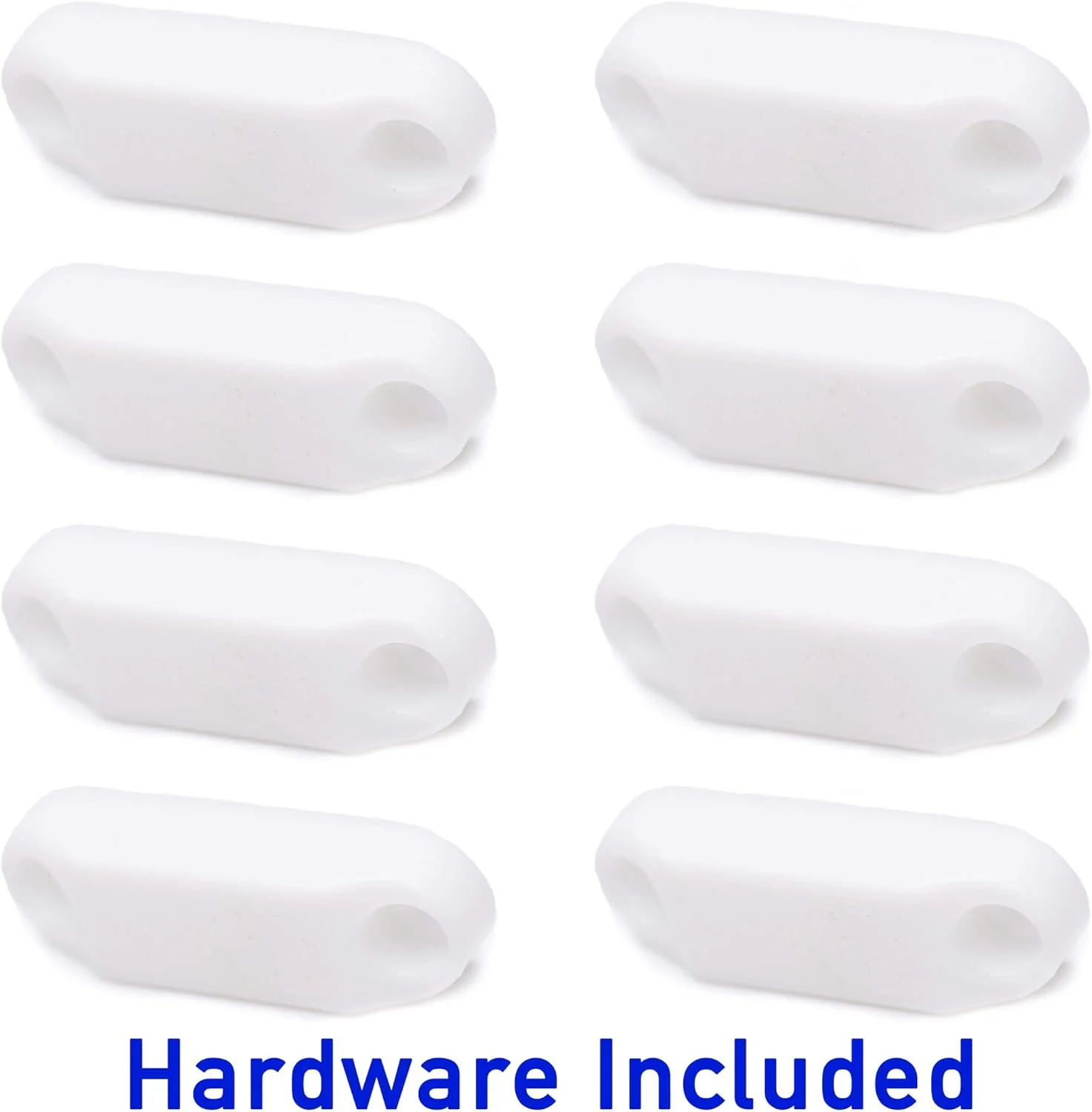 CalPalmy (4 جفت) قفل و نگهدارنده درب مغناطیسی چمدان - گیره درب سفید رنگ RV جایگزین عالی برای گیره های فنری پلاستیکی برای استفاده در کمپینگ ها و خانه های متحرک