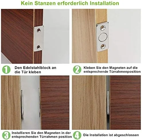 مگنت کابینت VOARGE، مگنت فوق العاده نازک درب کابینت، بست مغناطیسی درب کابینت برای بستن درب، مگنت مبلمان درب مغناطیسی کابینت آشپزخانه، قفل مغناطیسی مگنت کابینت VOARGE، مگنت فوق العاده نازک درب کابینت، بست مغناطیسی درب کابینت برای بستن درب، مگنت مبلمان درب مغناطیسی کابینت آشپزخانه، قفل مغناطیسی