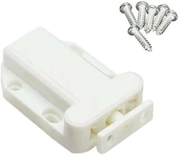 10 عدد قفل فشاری قوی کابینت برای مبلمان، مناسب برای کابینت آشپزخانه، جایگزین دستگیره درب