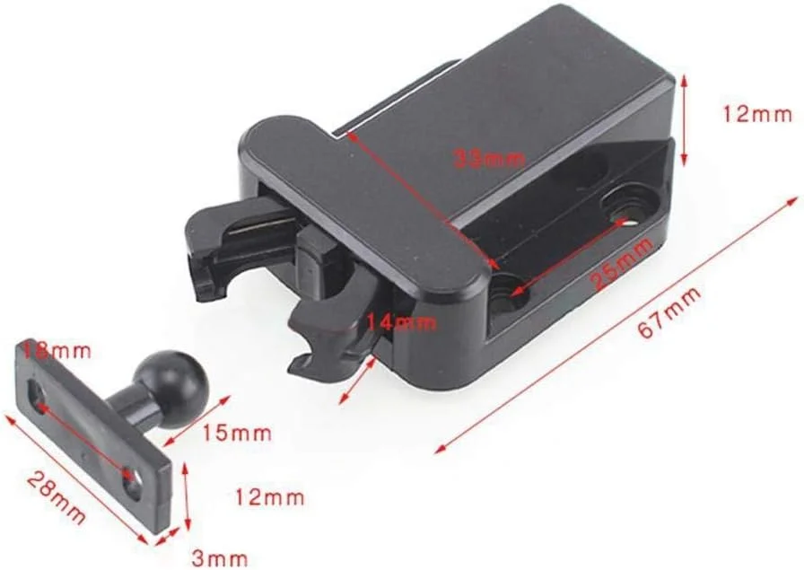 10 عدد بست قوی کابینت برای مبلمان، فشاری برای باز کردن درب کابینت آشپزخانه، جایگزین دستگیره درب