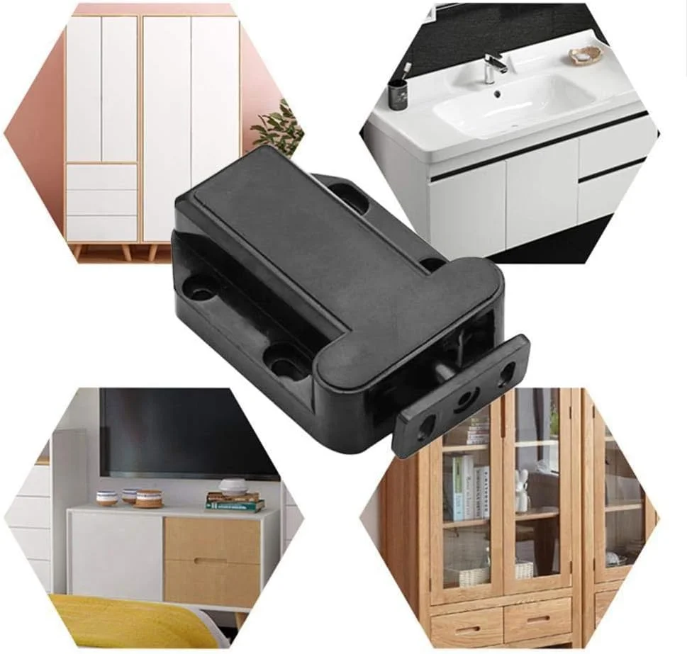 10 عدد بست قوی کابینت برای مبلمان، فشاری برای باز کردن درب کابینت آشپزخانه، جایگزین دستگیره درب