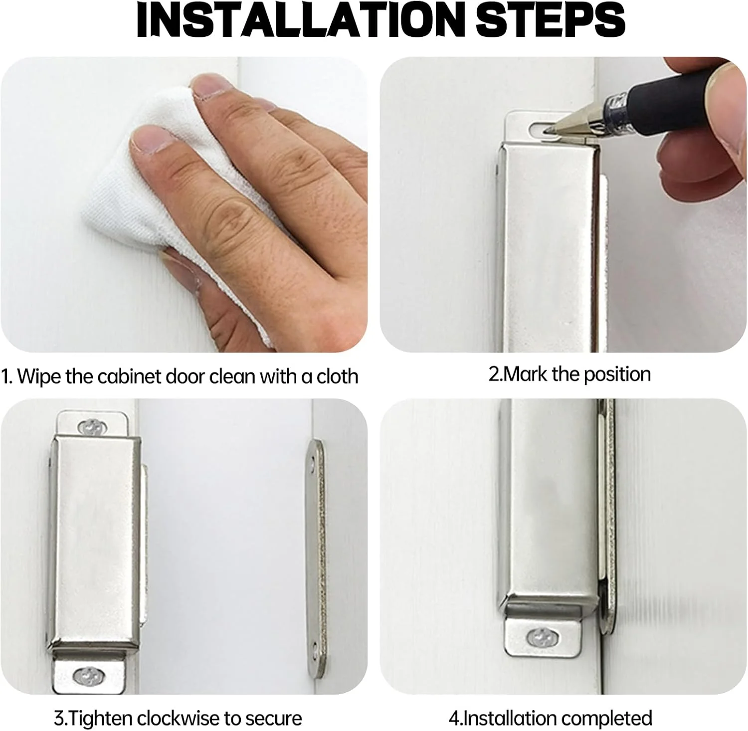 بیلور بسته 12 عددی قفل فنری کابینت، قفل درب کوچک، قفل مینی با قفل فنری اتوماتیک برای باز کردن پنجره ها، درب های سوله، درب های کابینت (مکنده مغناطیسی) بیلور بسته 12 عددی قفل فنری کابینت، قفل درب کوچک، قفل مینی با قفل فنری اتوماتیک برای باز کردن پنجره ها، درب های سوله، درب های کابینت (مکنده مغناطیسی)