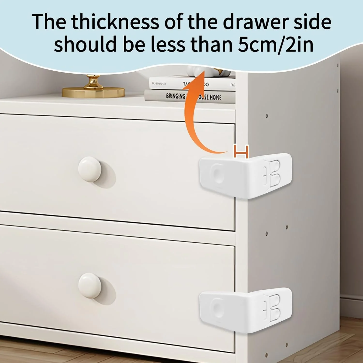 قفل کابینت کودک آزون، 4 عدد قفل ایمن کشو، قفل کشو زاویه دار ضد کودک، قفل ایمنی کودک برای کابینت، قفل گوشه ای ضد کودک دکمه دوتایی با چسب قوی برای کابینت قفل کابینت کودک آزون، 4 عدد قفل ایمن کشو، قفل کشو زاویه دار ضد کودک، قفل ایمنی کودک برای کابینت، قفل گوشه ای ضد کودک دکمه دوتایی با چسب قوی برای کابینت