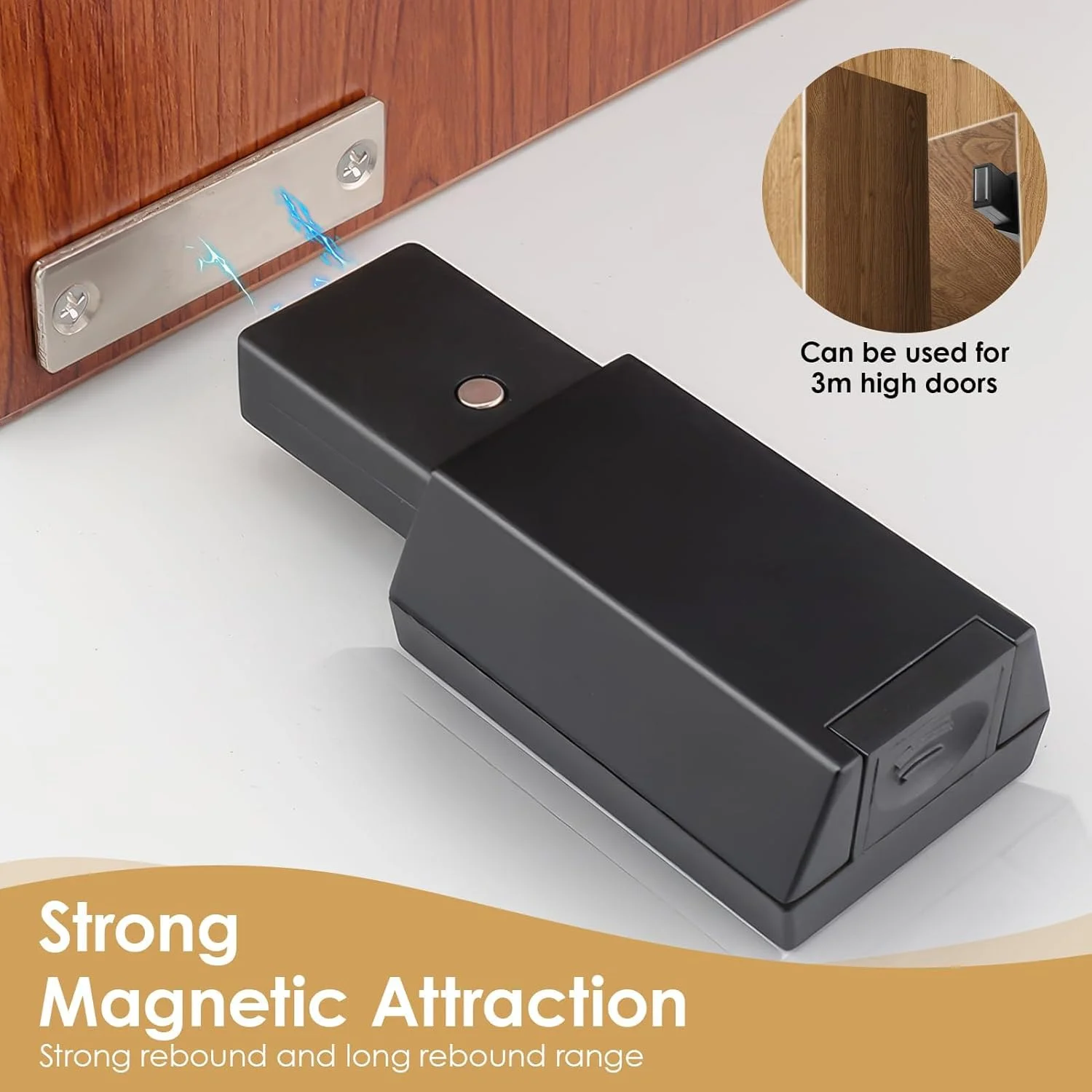 ست قفل مگنتی فشاری کابینت Azonee، سخت افزار کشوی پلاستیکی مشکی مخفی، قفل فشاری بادوام برای درهای کابینت، کمد و کشو، بسته 2 عددی ست قفل مگنتی فشاری کابینت Azonee، سخت افزار کشوی پلاستیکی مشکی مخفی، قفل فشاری بادوام برای درهای کابینت، کمد و کشو، بسته 2 عددی