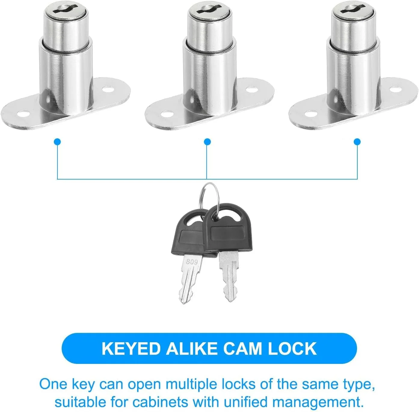 قفل فشاری پیستونی Azonee برای کشو، میز، کمد و کابینت، آلیاژ روی با روکش کروم، طول سیلندر 1-1/2 اینچ، قطر 3/4 اینچ، بسته 2 عددی قفل فشاری پیستونی Azonee برای کشو، میز، کمد و کابینت، آلیاژ روی با روکش کروم، طول سیلندر 1-1/2 اینچ، قطر 3/4 اینچ، بسته 2 عددی