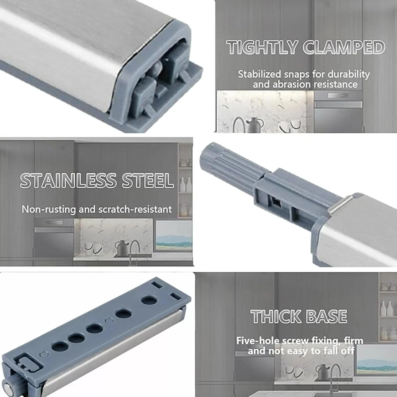 آنهوئر بسته 10 عددی بازکننده فشاری درب، بازکننده درب کابینت، درب کمد، کشو مبلمان، گیره مغناطیسی درب کمد، ضربه گیر درب کابینت، گیره فنری کابینت به همراه پیچ آنهوئر بسته 10 عددی بازکننده فشاری درب، بازکننده درب کابینت، درب کمد، کشو مبلمان، گیره مغناطیسی درب کمد، ضربه گیر درب کابینت، گیره فنری کابینت به همراه پیچ