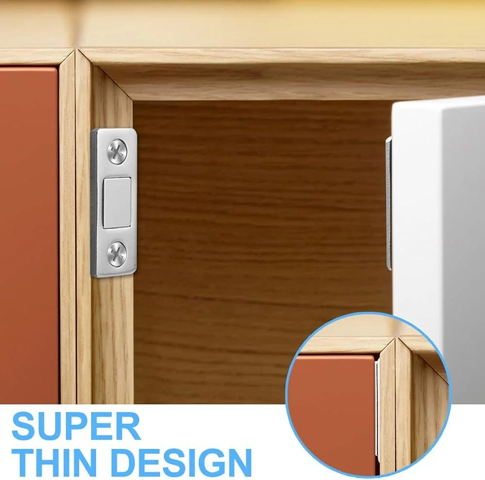 مگنت درب کابینت Akshved، بسته 2 عددی مگنت فوق العاده نازک با چسب و پیچ های قوی، قفل مگنتی باریک کشو، قفل ایمنی درب برای کابینت آشپزخانه، کمد و درب کشویی مگنت درب کابینت Akshved، بسته 2 عددی مگنت فوق العاده نازک با چسب و پیچ های قوی، قفل مگنتی باریک کشو، قفل ایمنی درب برای کابینت آشپزخانه، کمد و درب کشویی
