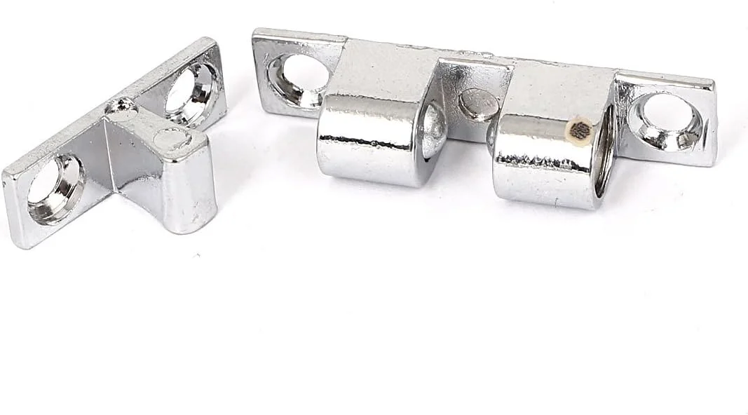 Aexit سخت افزار مبلمان (سخت افزار ساختمانی) اتصالات درب کابینت غلطک توپی دوبل فلزی (76ry695qf328) گیره 4 عددی